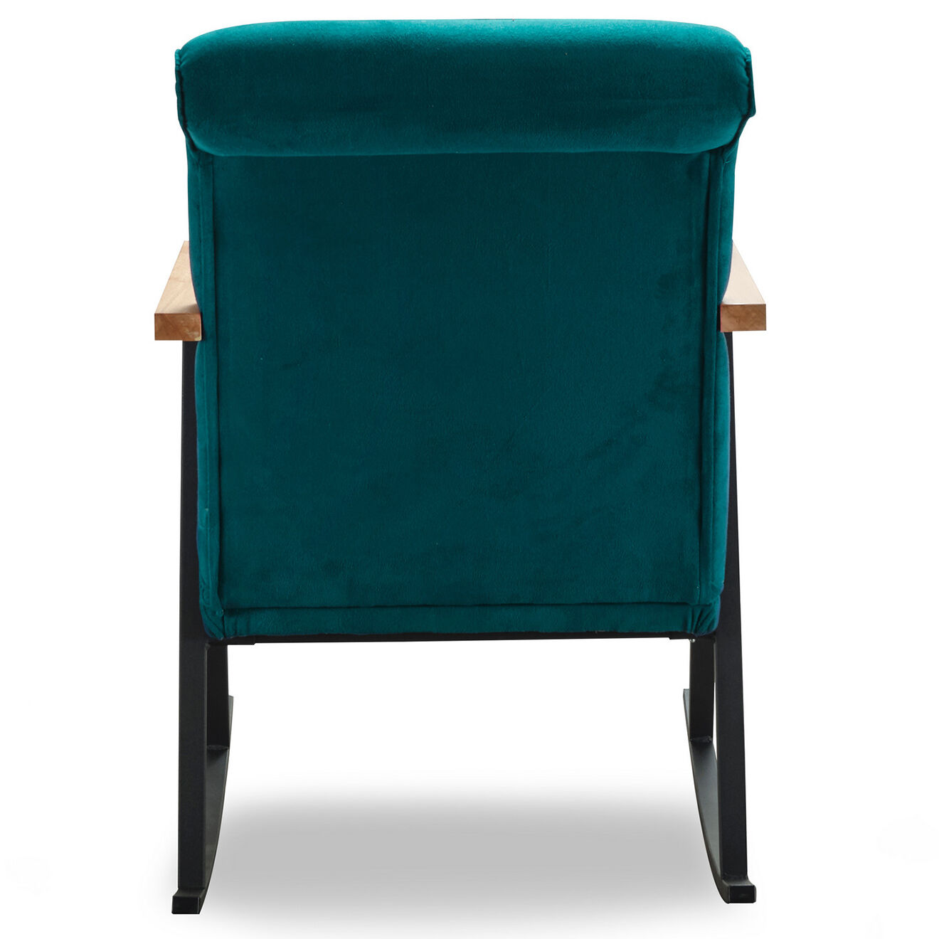 Atelier del Sofa Chaise à bascule Yoka bleu pétrole - 100x55x65 cm