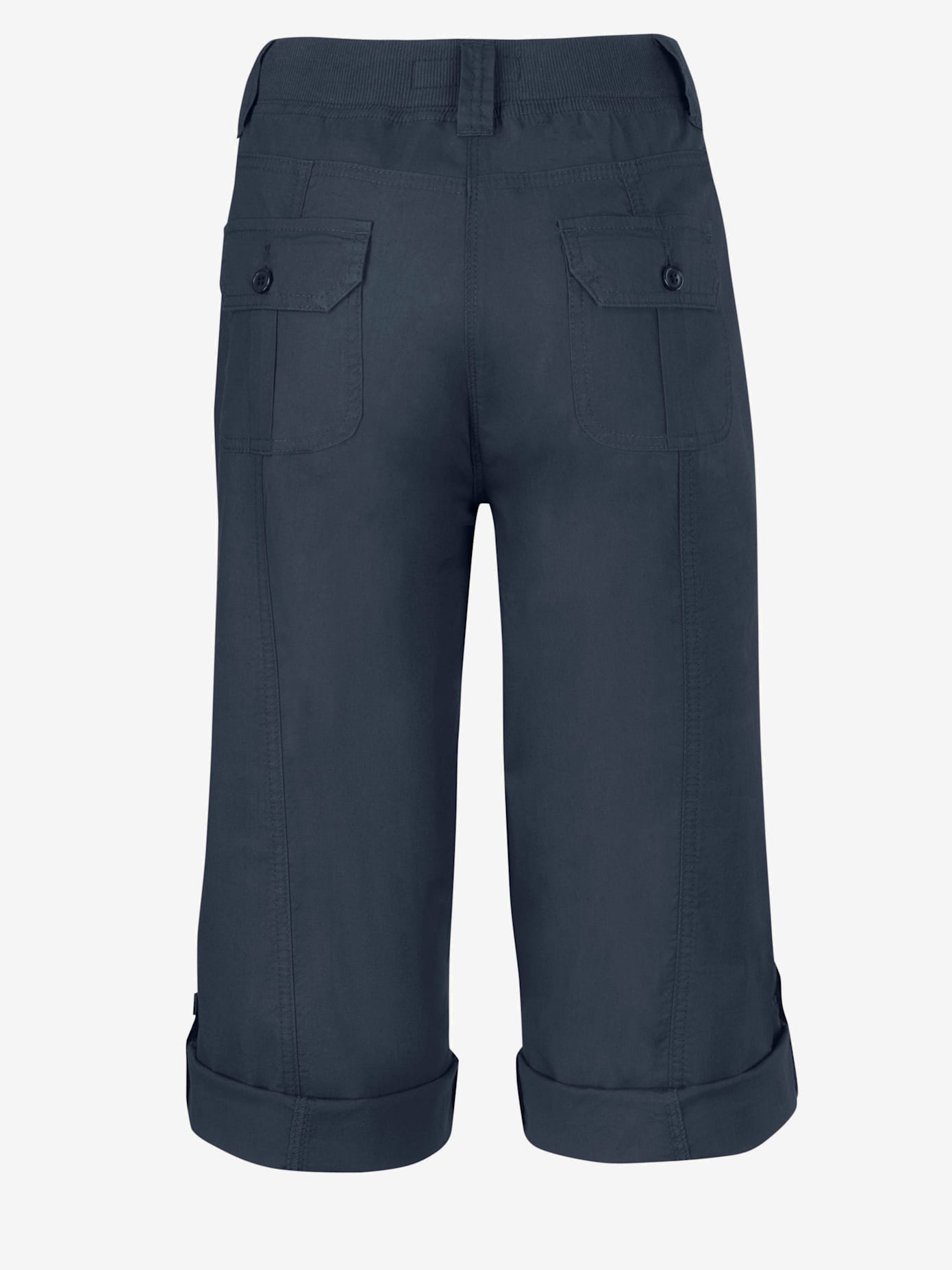Corsaire sportif ceinture élastique cotelée