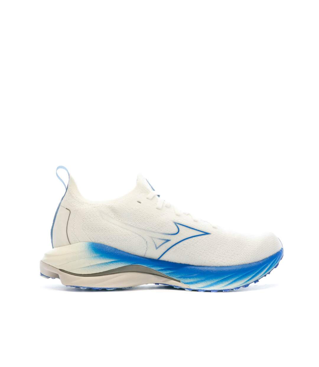 Chaussures de Running Blanc/Bleu Homme Mizuno Wave