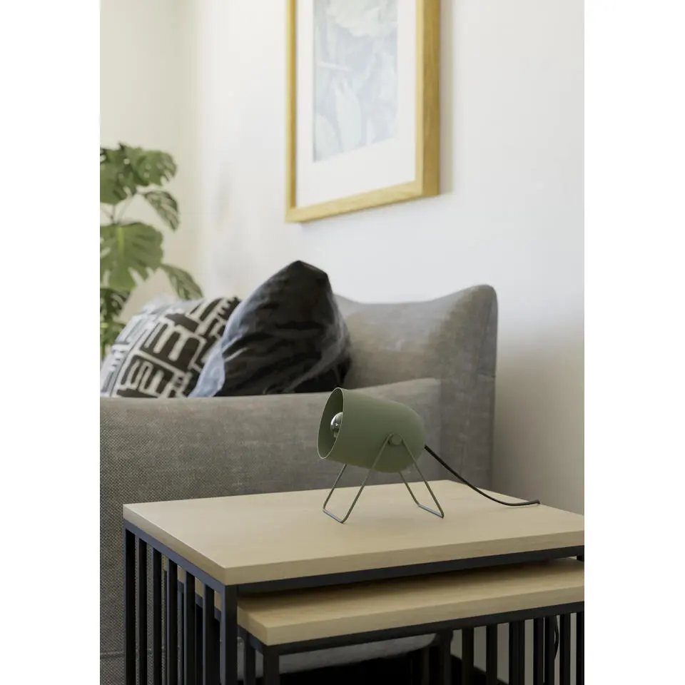EGLO Tilston Tafellamp - E14 - 14.5 cm - Groen - Kantelbaar