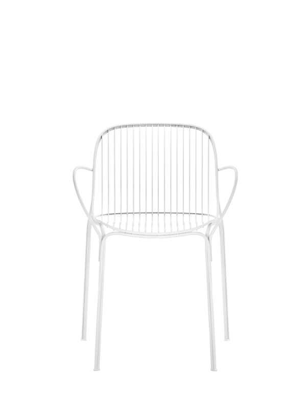 Kartell Hiray tuinstoel met armleuningen zwart
