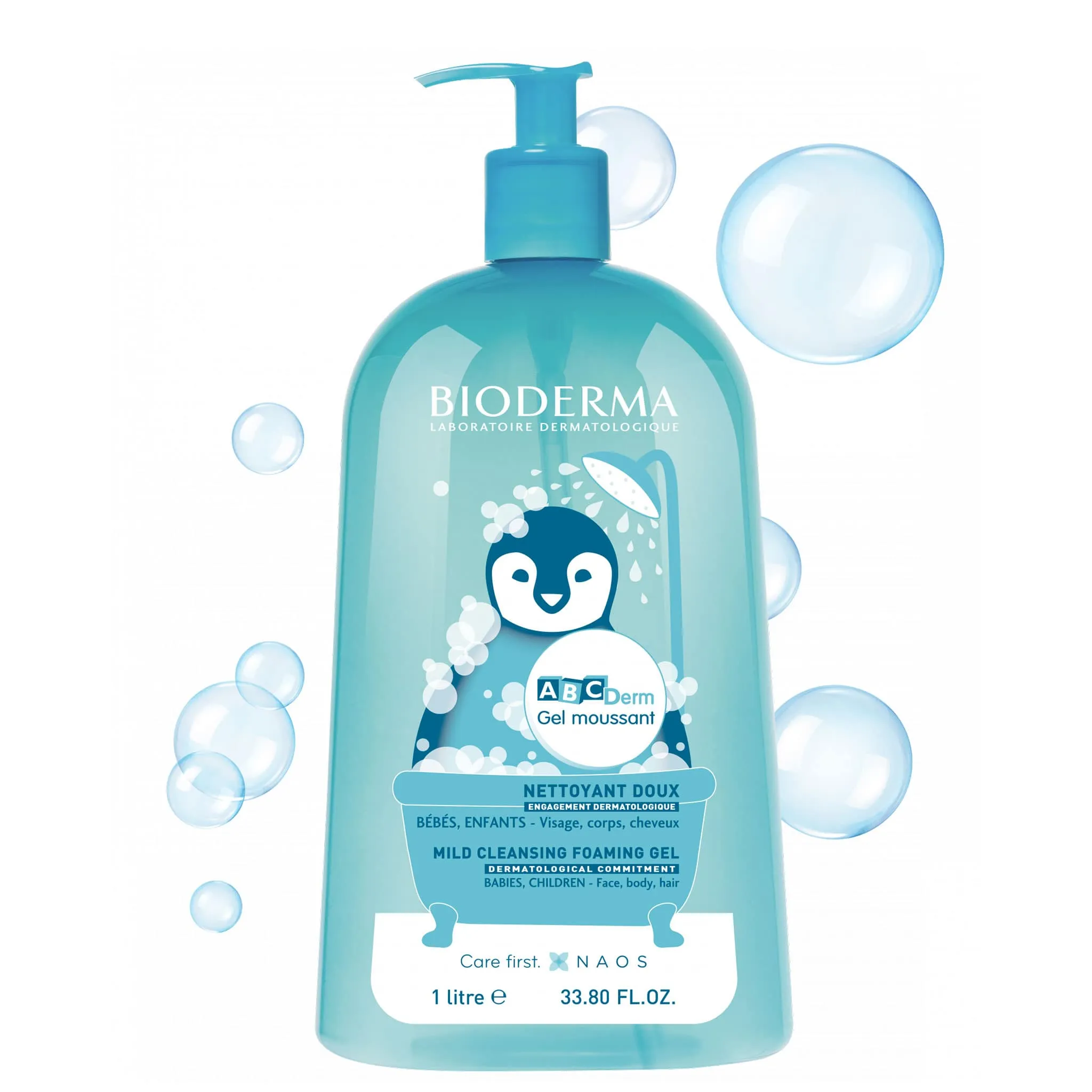 Bioderma ABCDerm Gel Moussant 1L