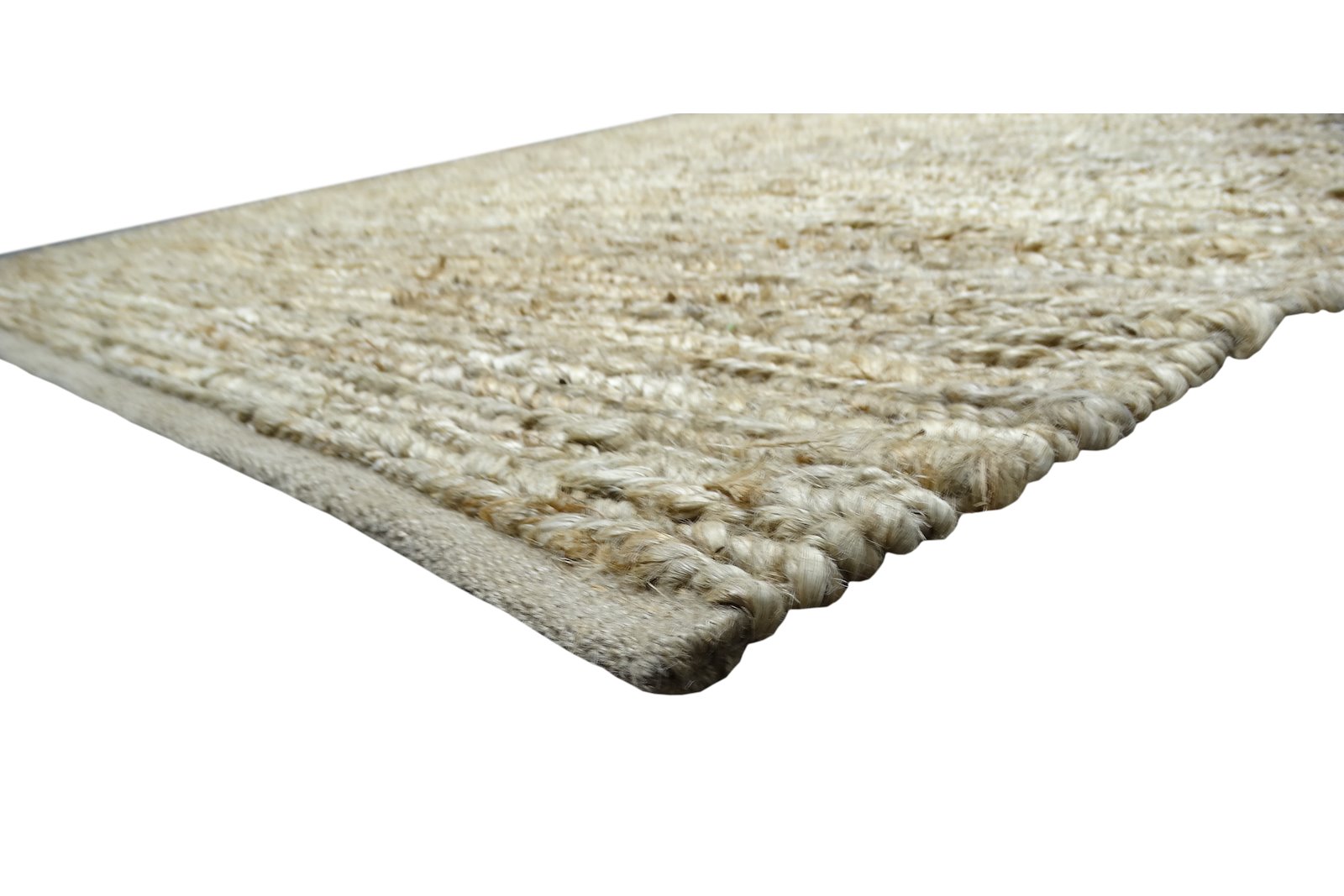 Dhaka gulvteppe 160x230 160x230cm naturfarge jute håndvevet