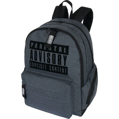 Sac à dos Parental Advisory - 2 compartiments - gris chine - Oberthur