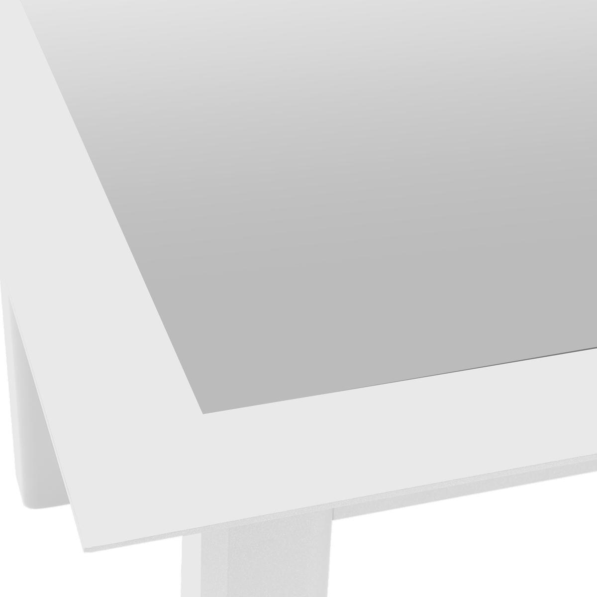 TABLE ALLURE EXTENSIBLE GRIS BLANC 12 PLACES