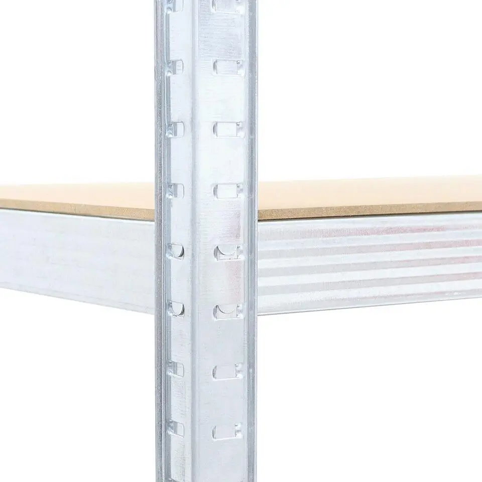 Stellingkast / Magazijnstelling - Zilver - 5 planken