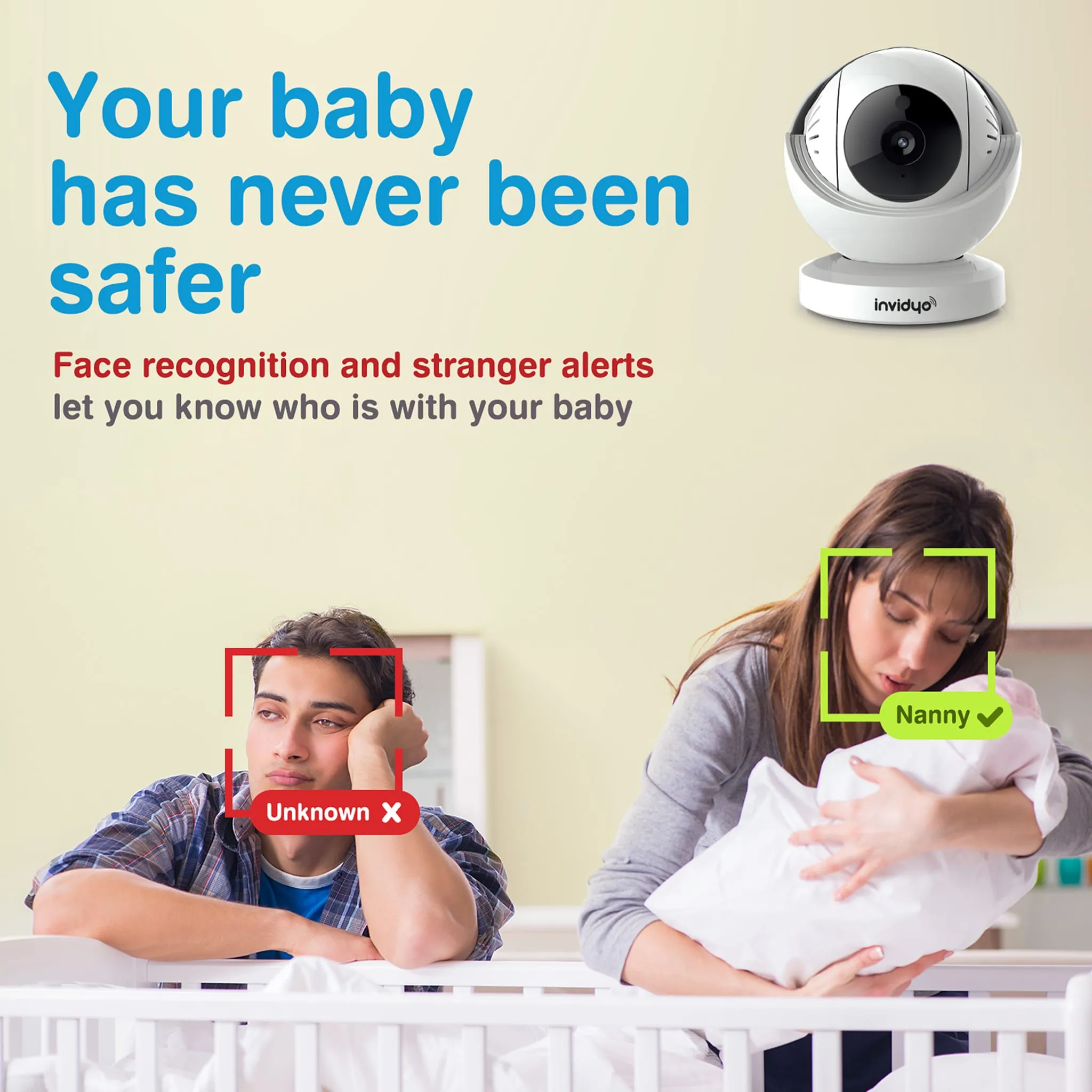Invidyo Moniteur Caméra Wi-Fi
