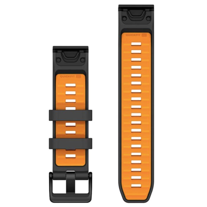 Garmin Unisex Diverse QuickFit® 22 Strap (Silicone) Sort