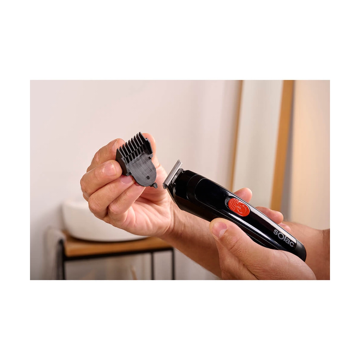 SOLAC Hårklipper Multifunksjonell Pourpose Svart IPX6