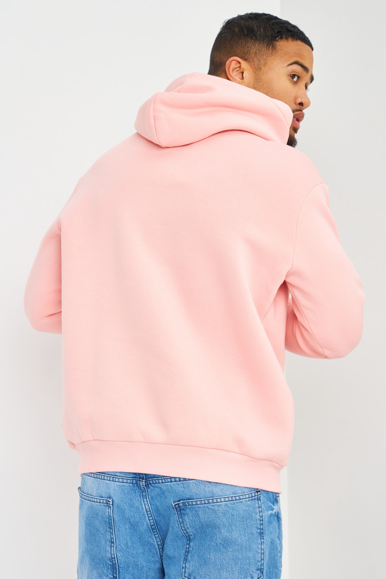 Sweat rose à capuche Brentiny