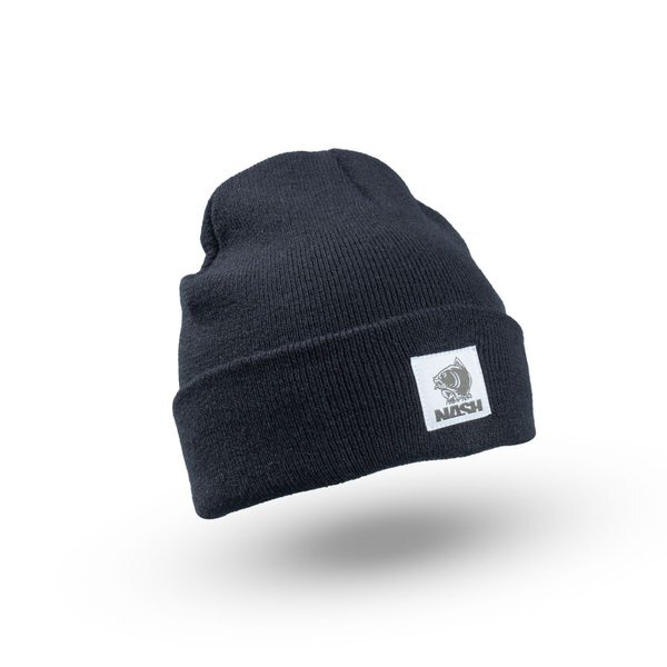 Bonnet Nash Make it Happen Badge Beanie Hat Black