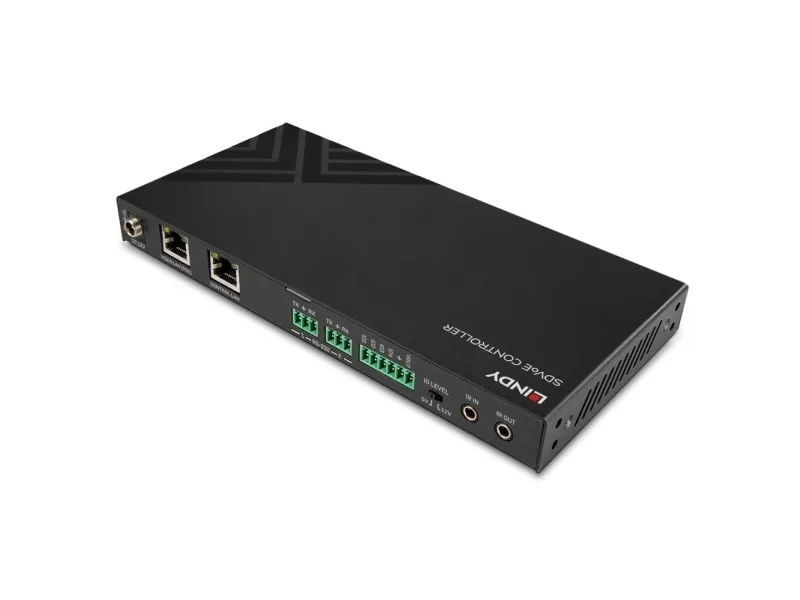 Lindy SDVoE Controller Muliggør styring og konfiguration af flere Video over IP SDVoE Extender No.38365 via en enkelt WebGUI (38364)
