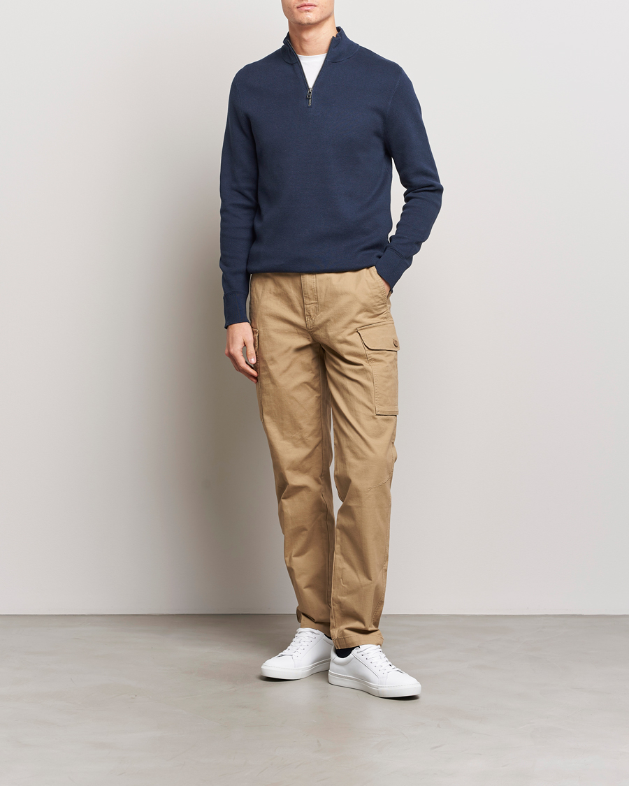 Dockers Half Zip Sweater Navy Blazer