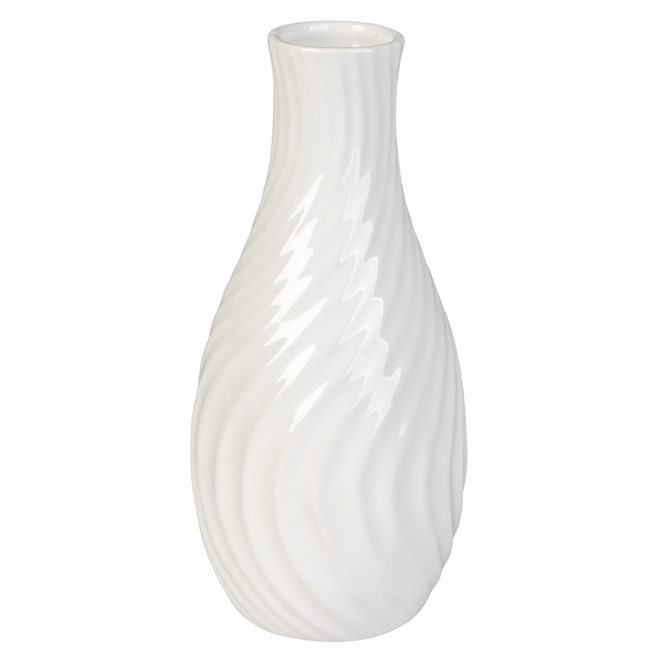 Vase - aus Dolomit - ca. 11,5 x 11,5 x 24,5 cm