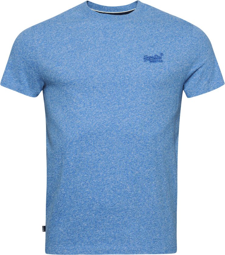 Superdry VINTAGE LOGO EMB TEE Fresh blue grit