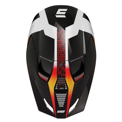 Casque cross Shot FURIOUS - ELECTRON 2023 - Orange