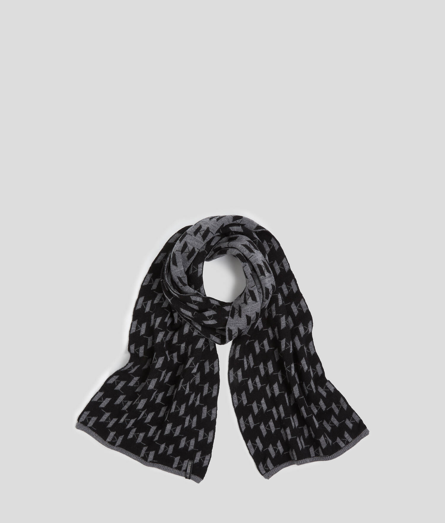 ÉCHARPE TISSÉE K/MONOGRAM - Noir
