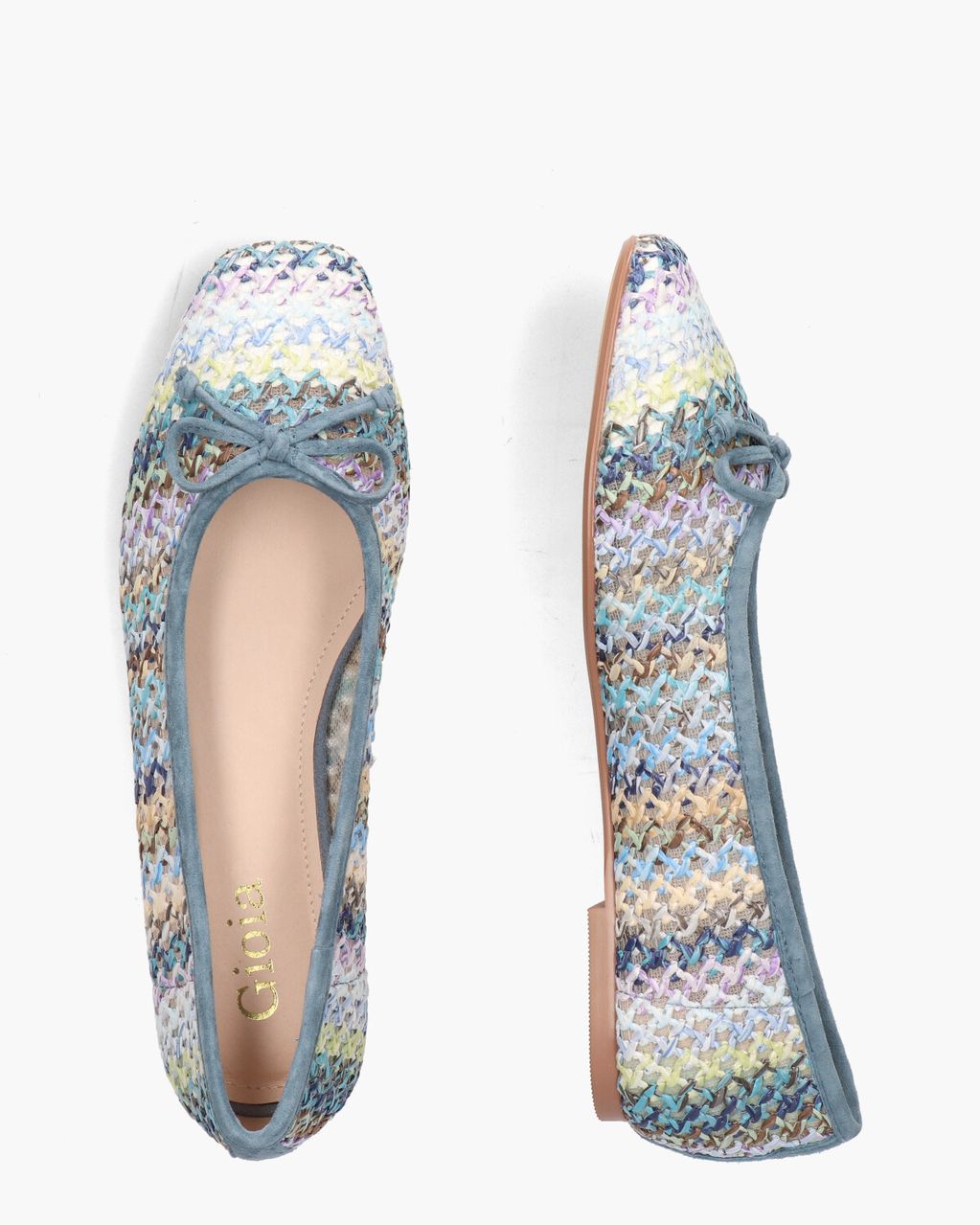 Gioia  2410507 Blauw/Multicolor Damesballerina's