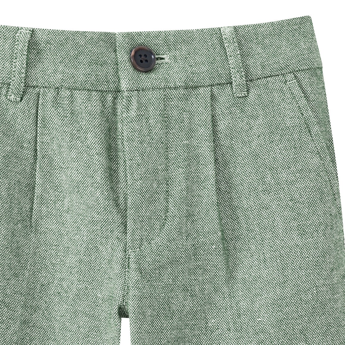 Jungen Shorts mit verstellbarem Bund oliv