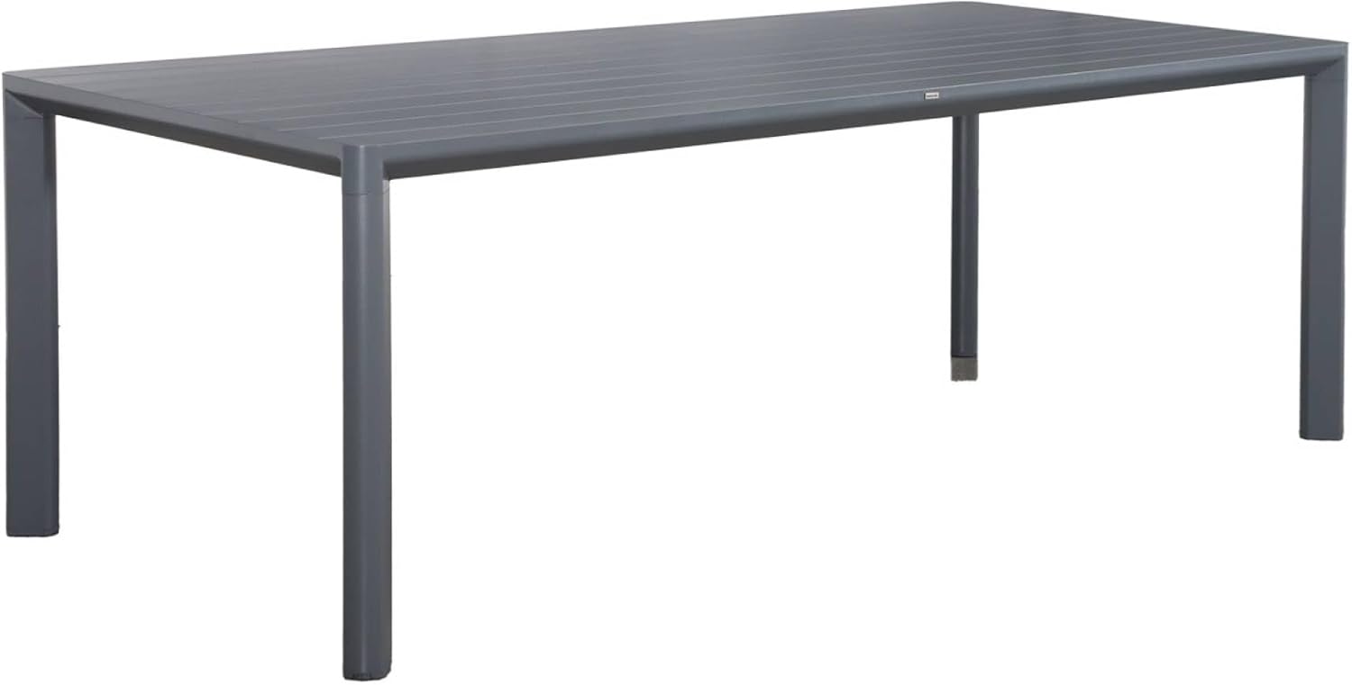 sweeek - Gartentisch Aluminium, 8 Plätze, 220 x 100 x 75 cm - Sacramento