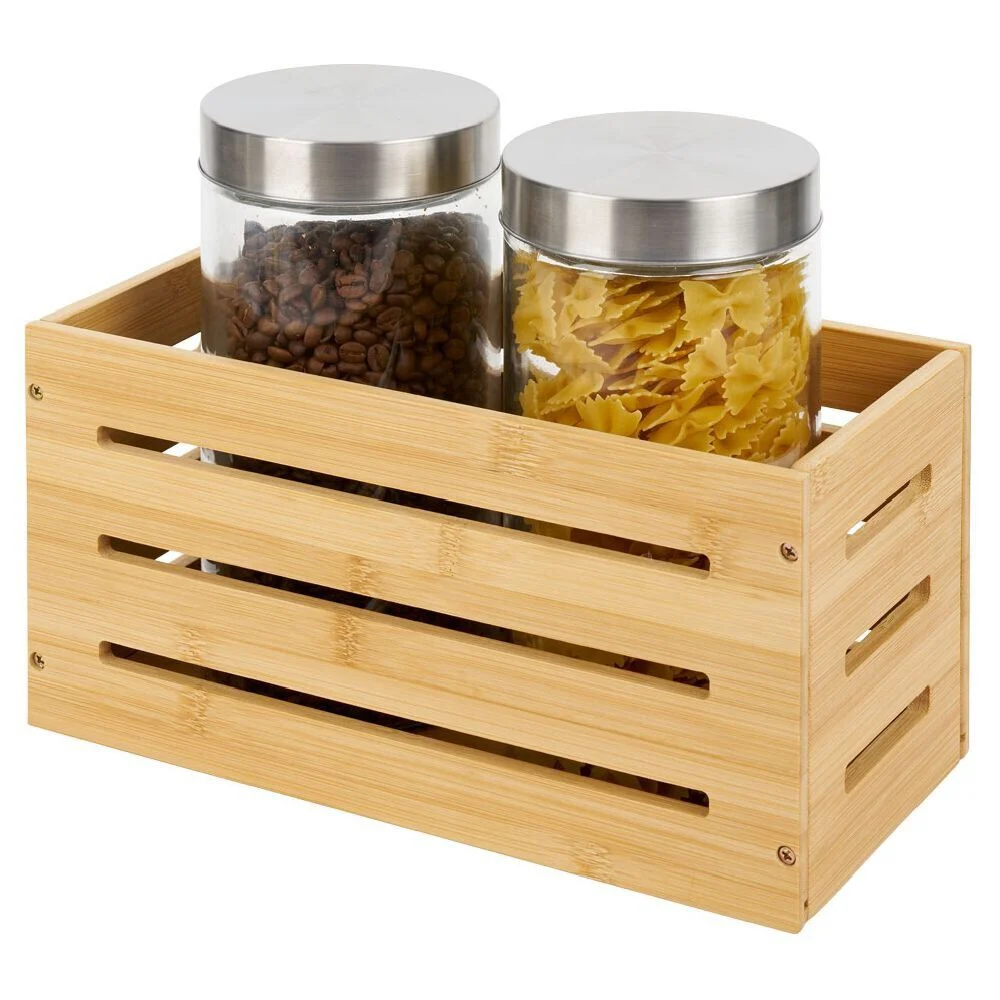 Rangement pliable en bambou 31x15xH15cm