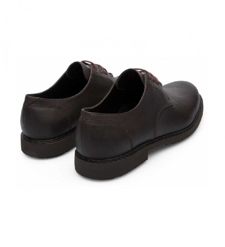 Sapatos de couro marrom Camper Neuman