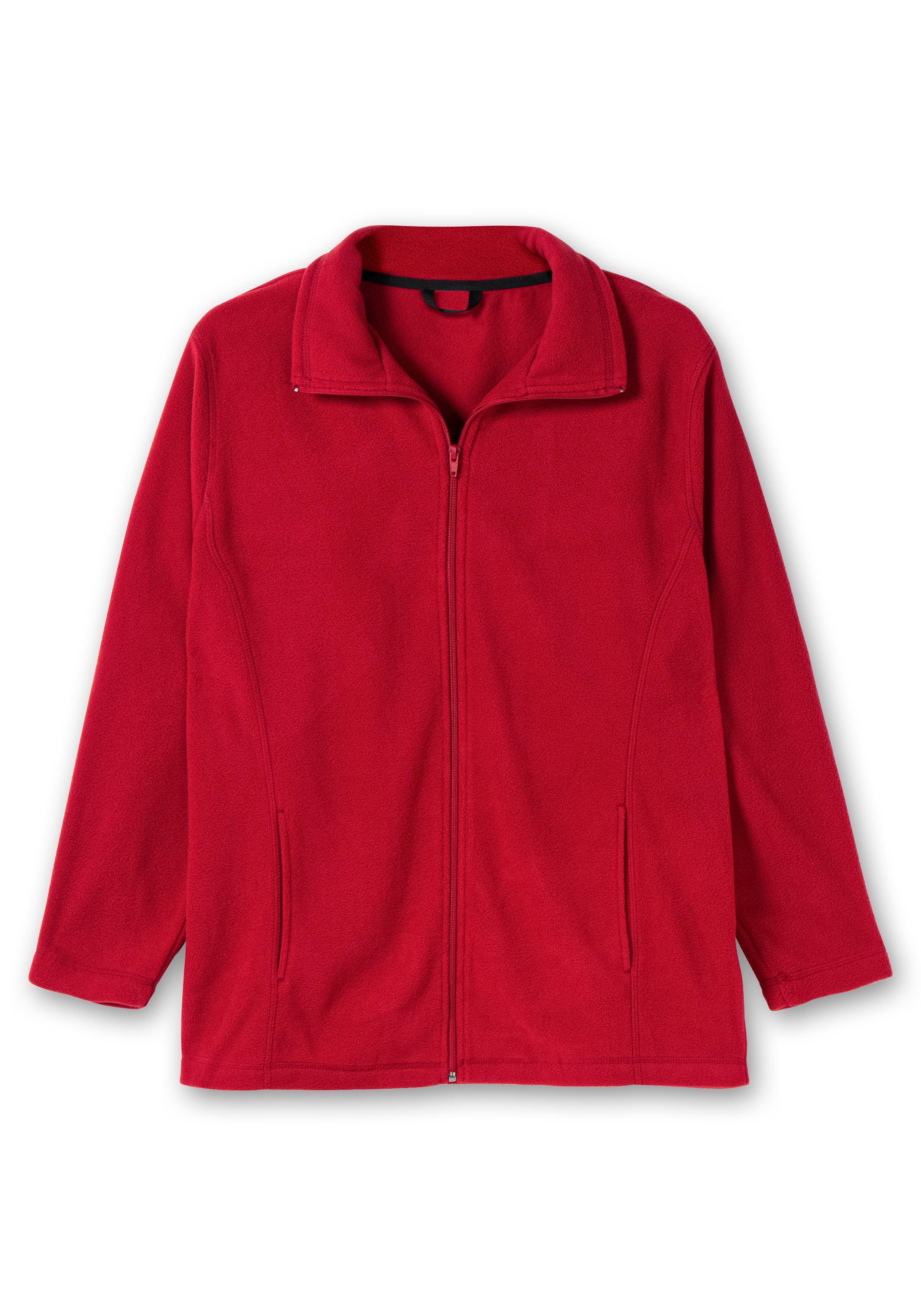 Kuschelige Fleecejacke mit Reißverschluss
