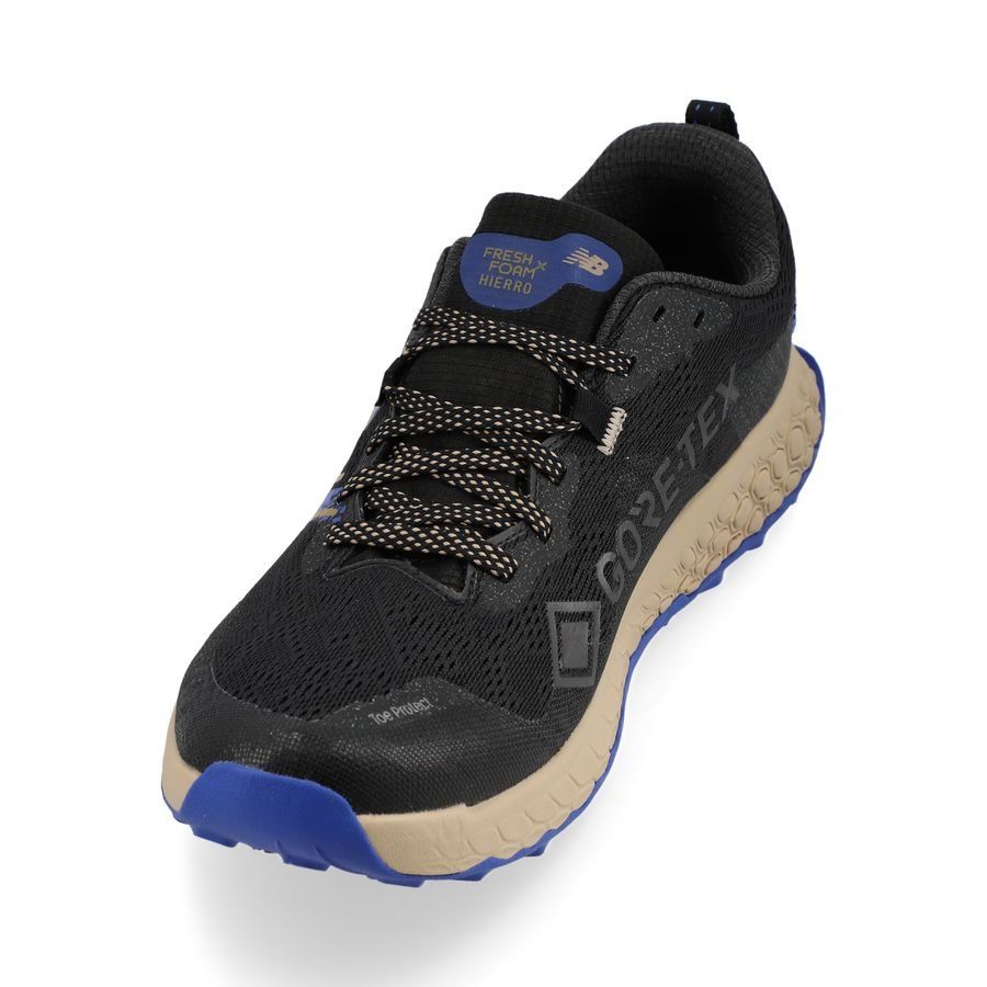 New Balance Chaussures de Running Fresh Foam Hierro V7 Gore-Tex - Noir/Bleu