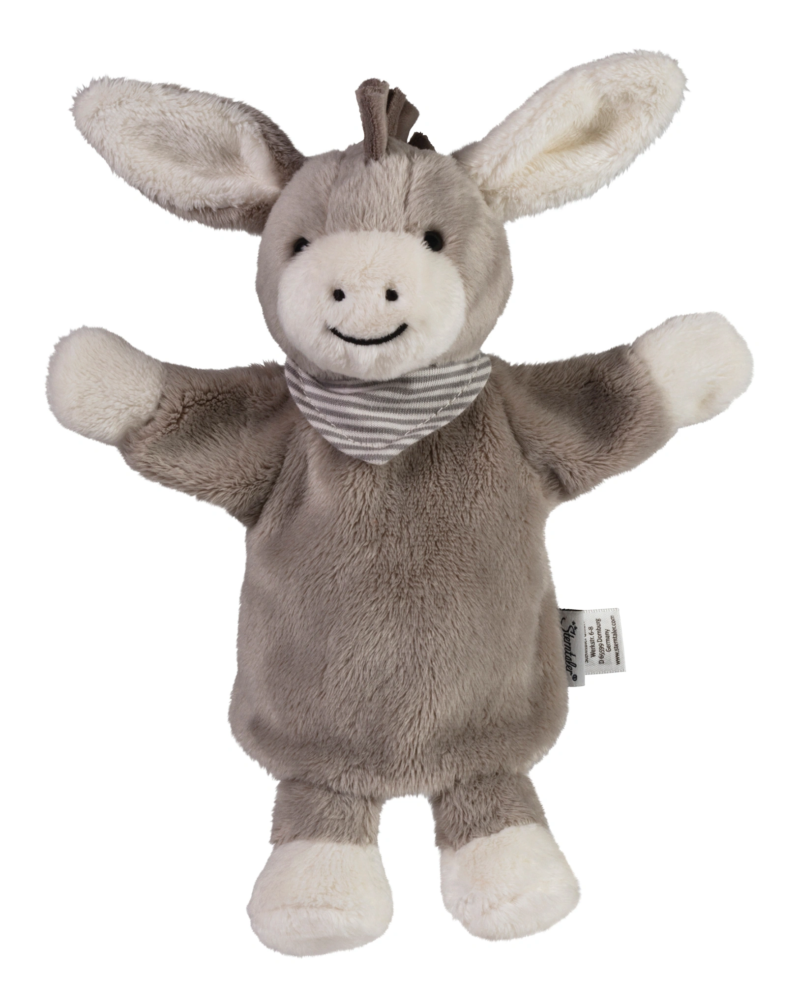 Handpuppe EMMI (24,5cm) in grau