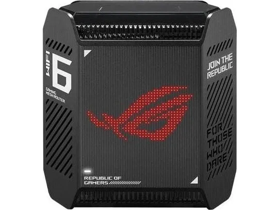 ASUS ROG Rapture GT6 - Wi-Fi-system - (router) - op til 270 kvm - mesh 1GbE, 2.5GbE - Wi-Fi 6 - Dual Band