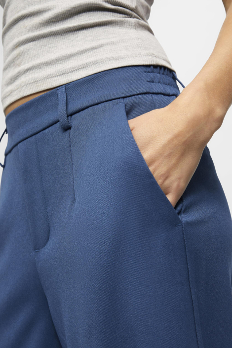 Object blauwe dames broek