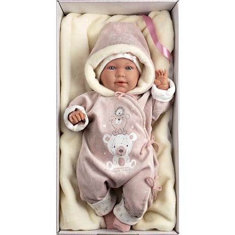 Llorens dukke 42 cm med pude