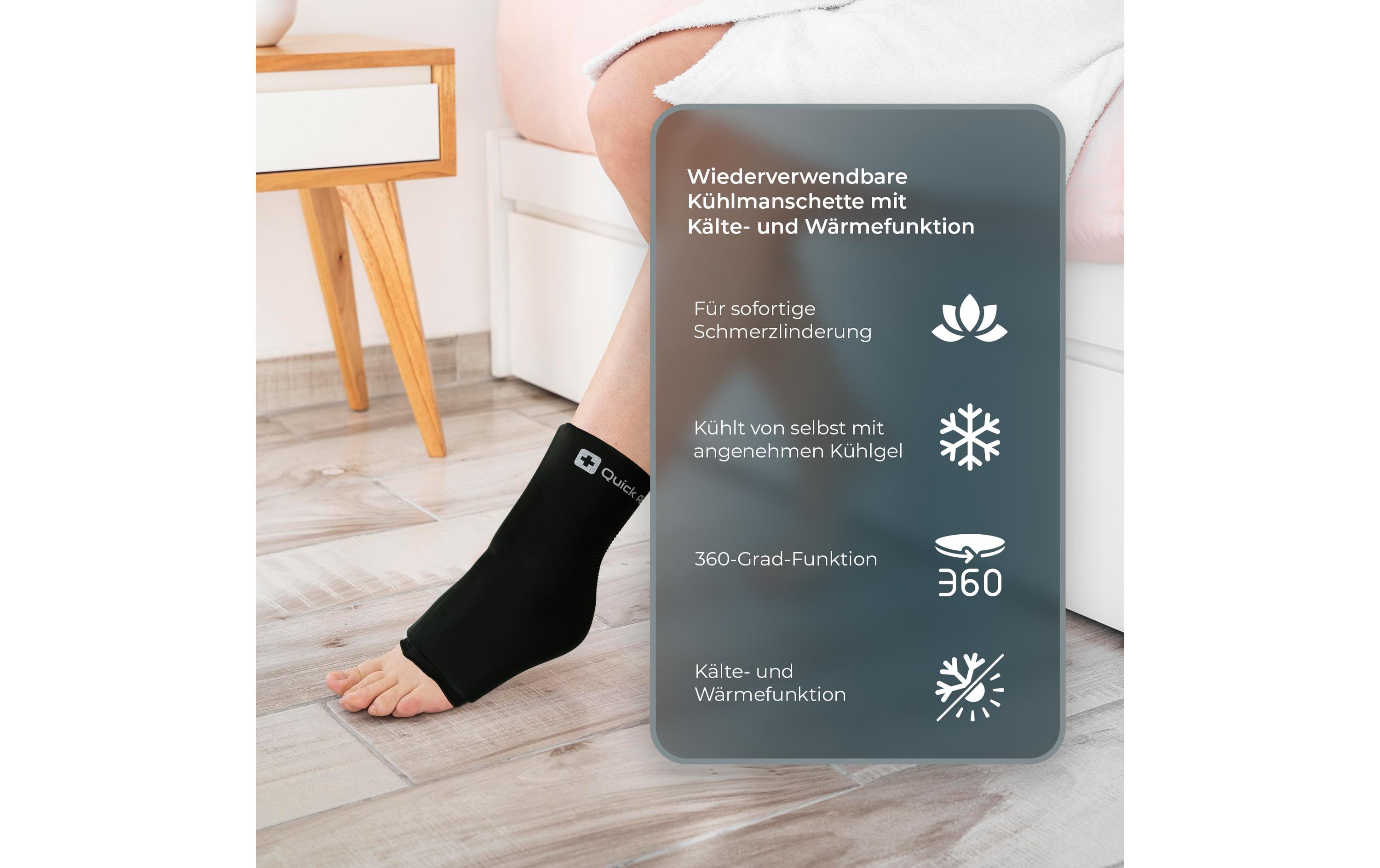 Fussgelenk Kühlmanschette Grösse M 1 StückFür eine schnelle und effektive Schmerzlinderung