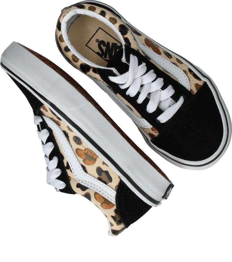 Vans Old Skool V Sneakers Beige Meisjes