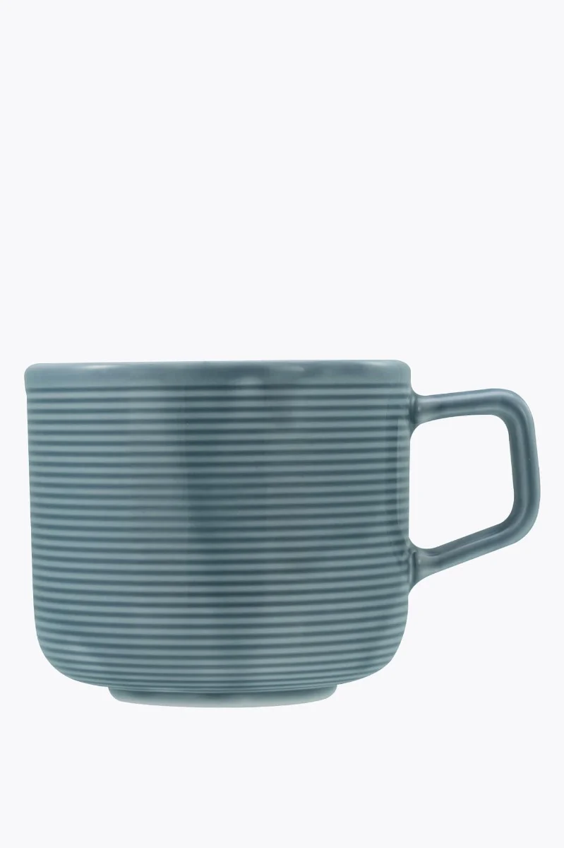 CreaTable Session Cappuccinotasse Blau mit Untertasse