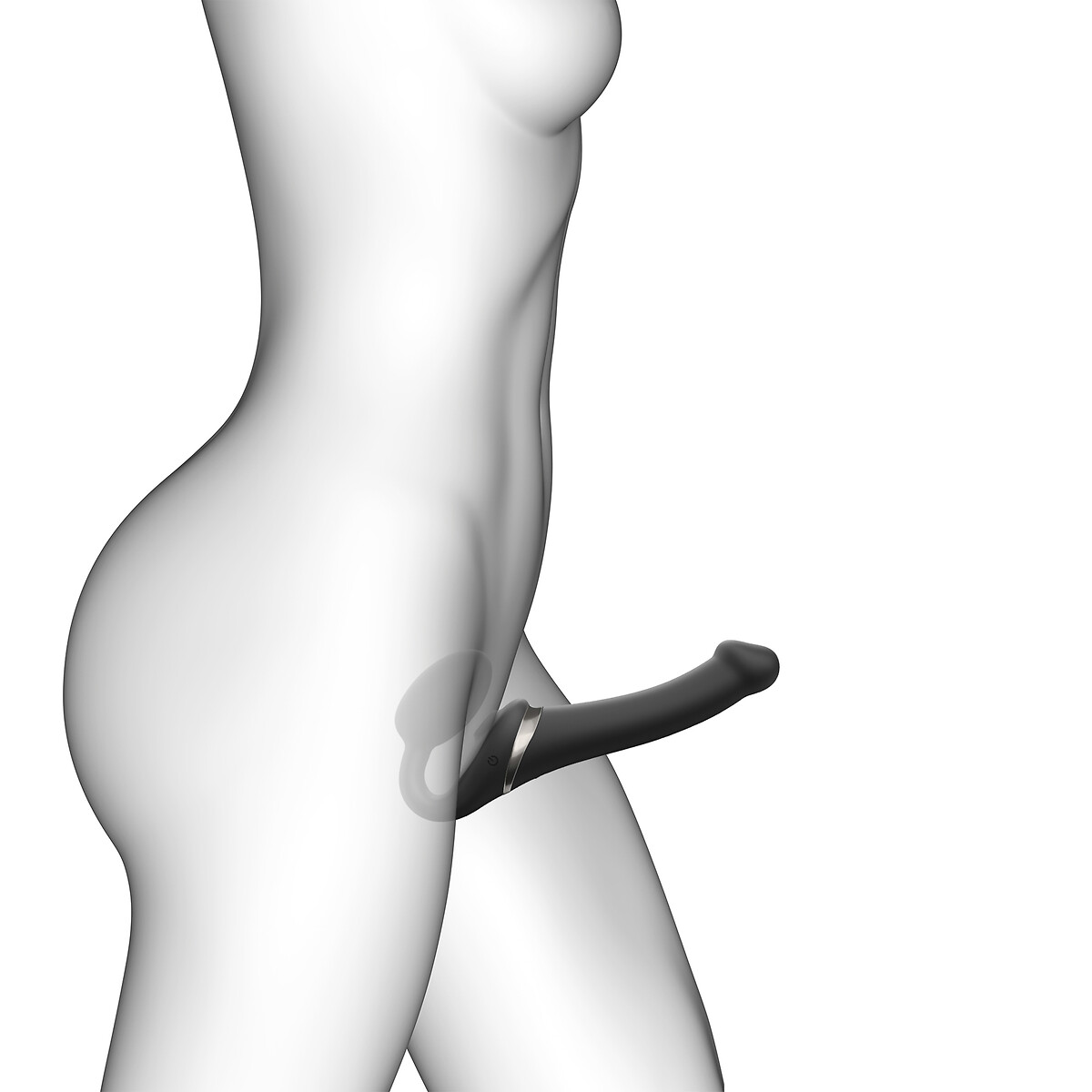 STRAP-ON-ME<br>Vibrador multiorgasmo com alça tamanho L
