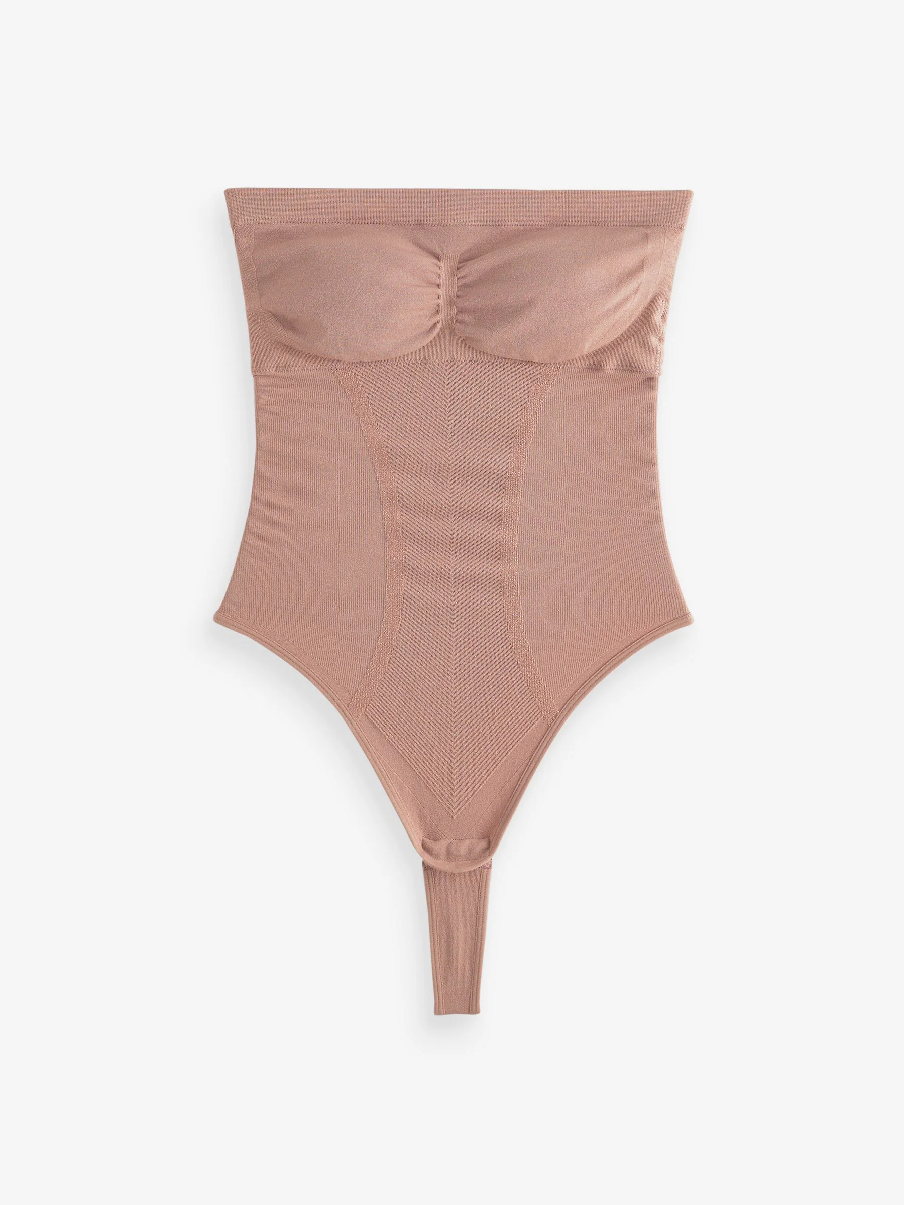 Licht beige - Naadloze stevige buikcorrectie bandeau body