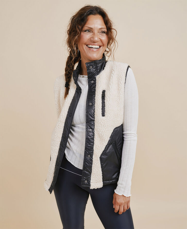 Cartel Copenhagen Glacier Fleece Vest - Nero Sort