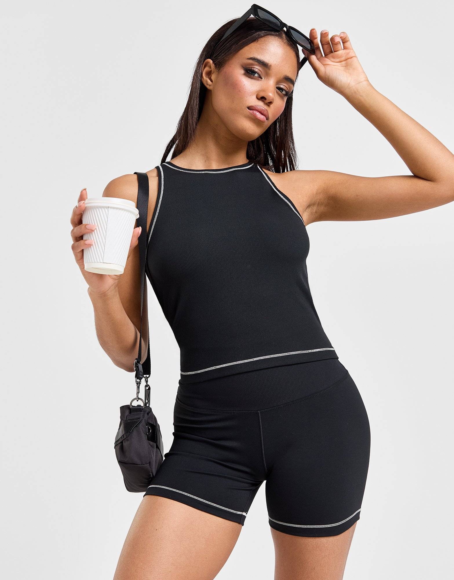 Nike Short Training One Ribbed Femme