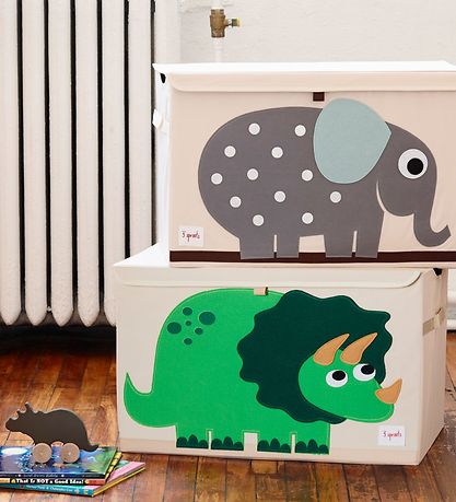 3 Sprouts Aufbewahrungsbox - 38x61x37 - Dinosaur