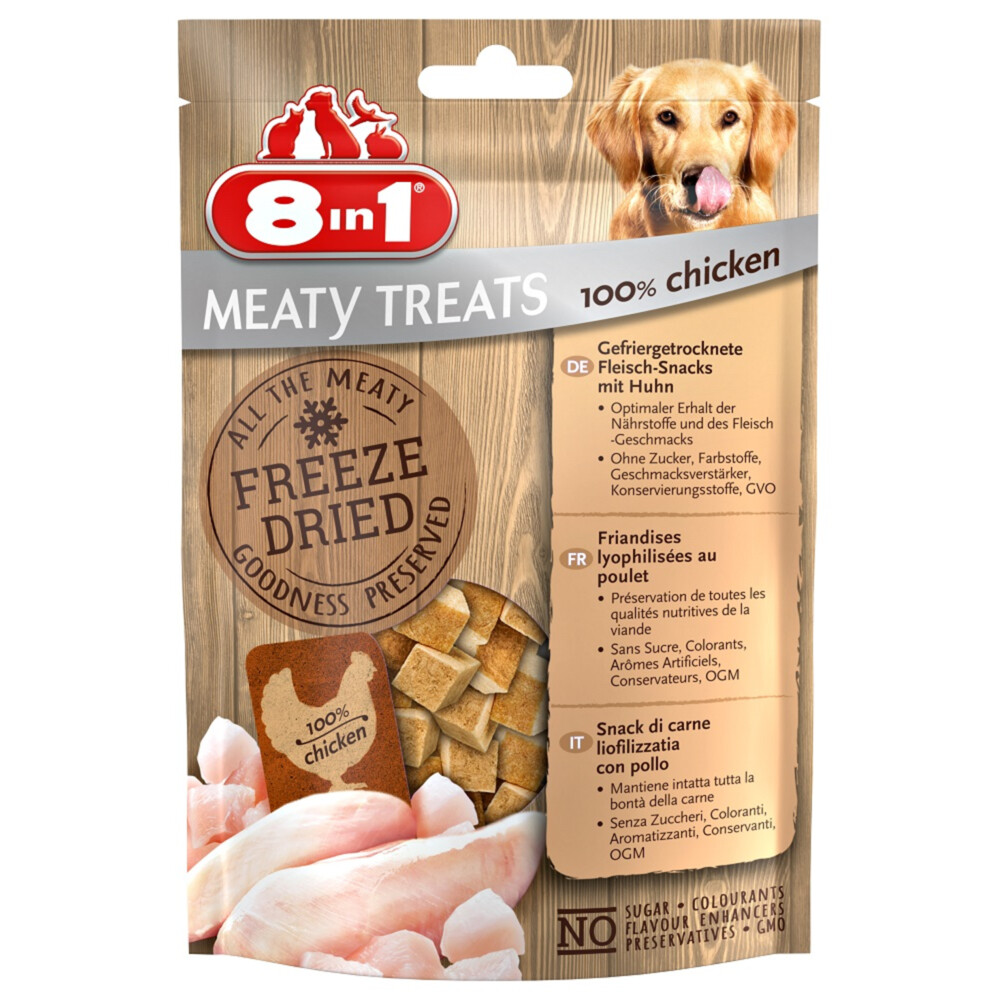 8in1 Meaty Treats Kip50 gr
