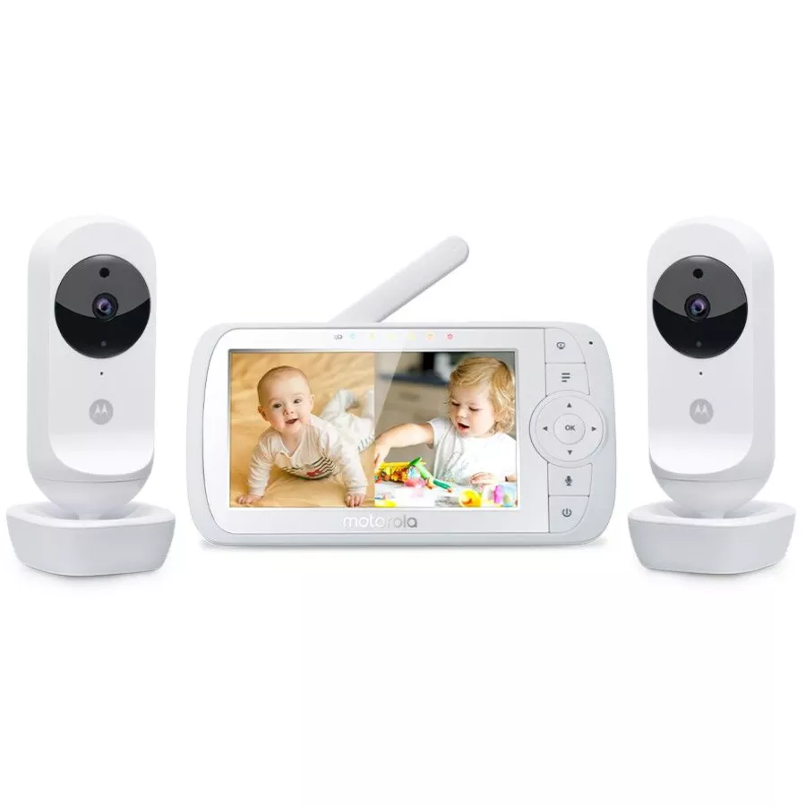 Motorola Video-Babyphone VM35-2 Twin mit 5,0 Farbdisplay LCD