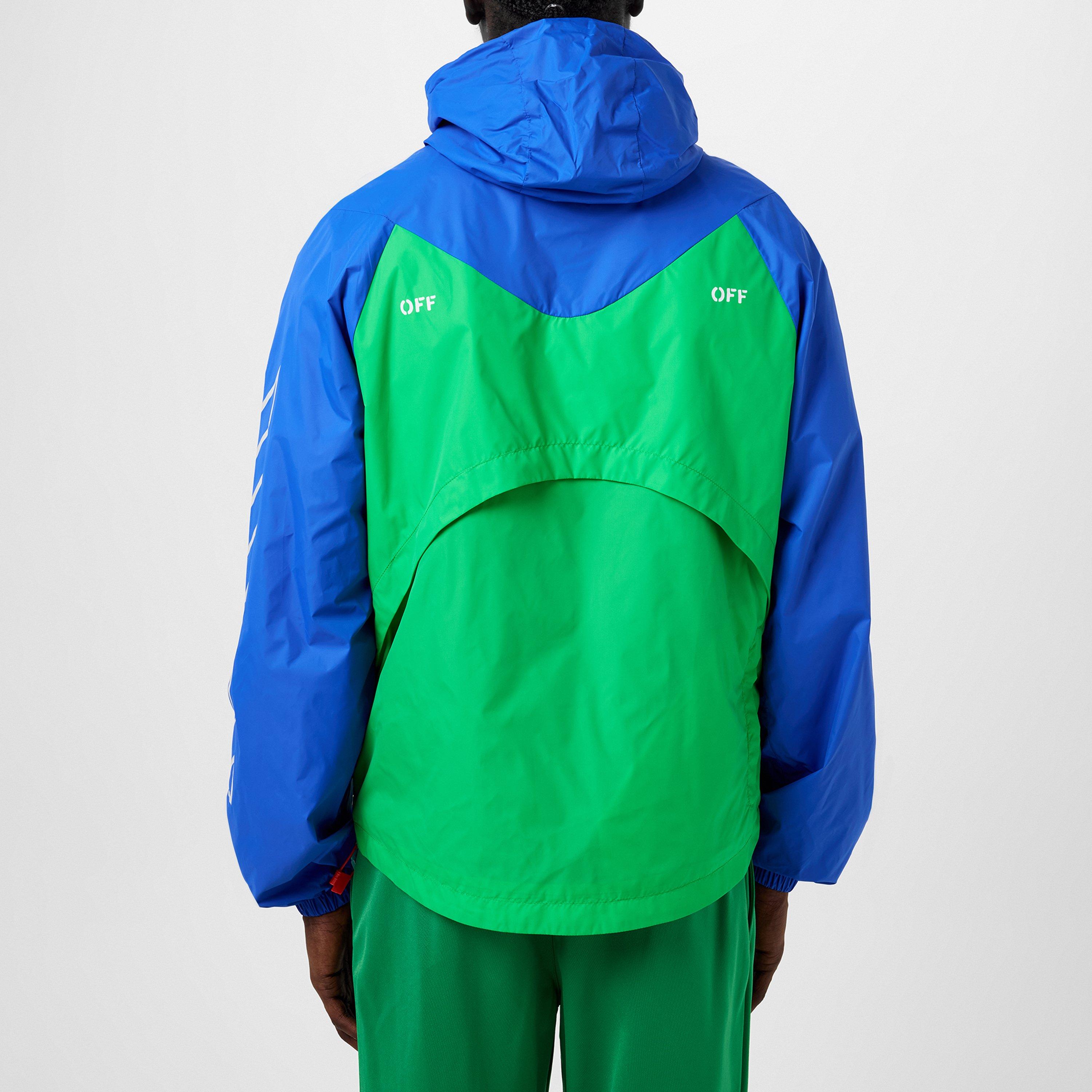 Off White Athlete Off Stamp Running Jacket