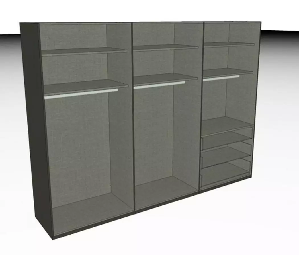 Kleiderschrank Horizont 100 300 x 223 cm