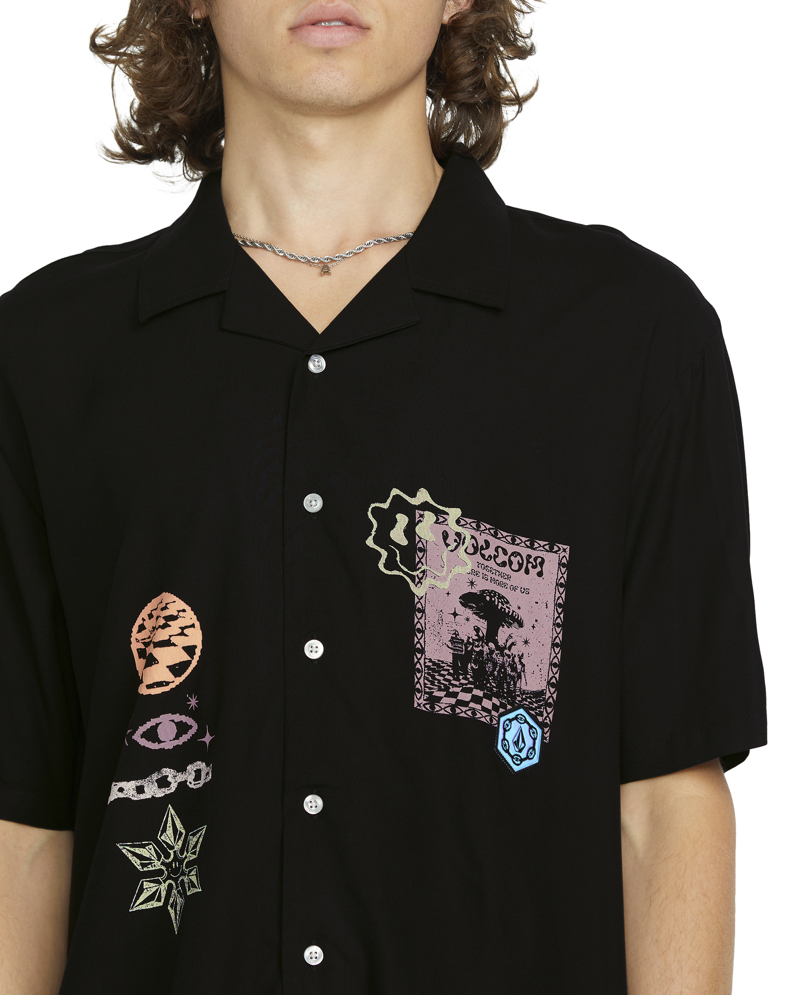 Volcom FA F Rygalski SS Woven Black
