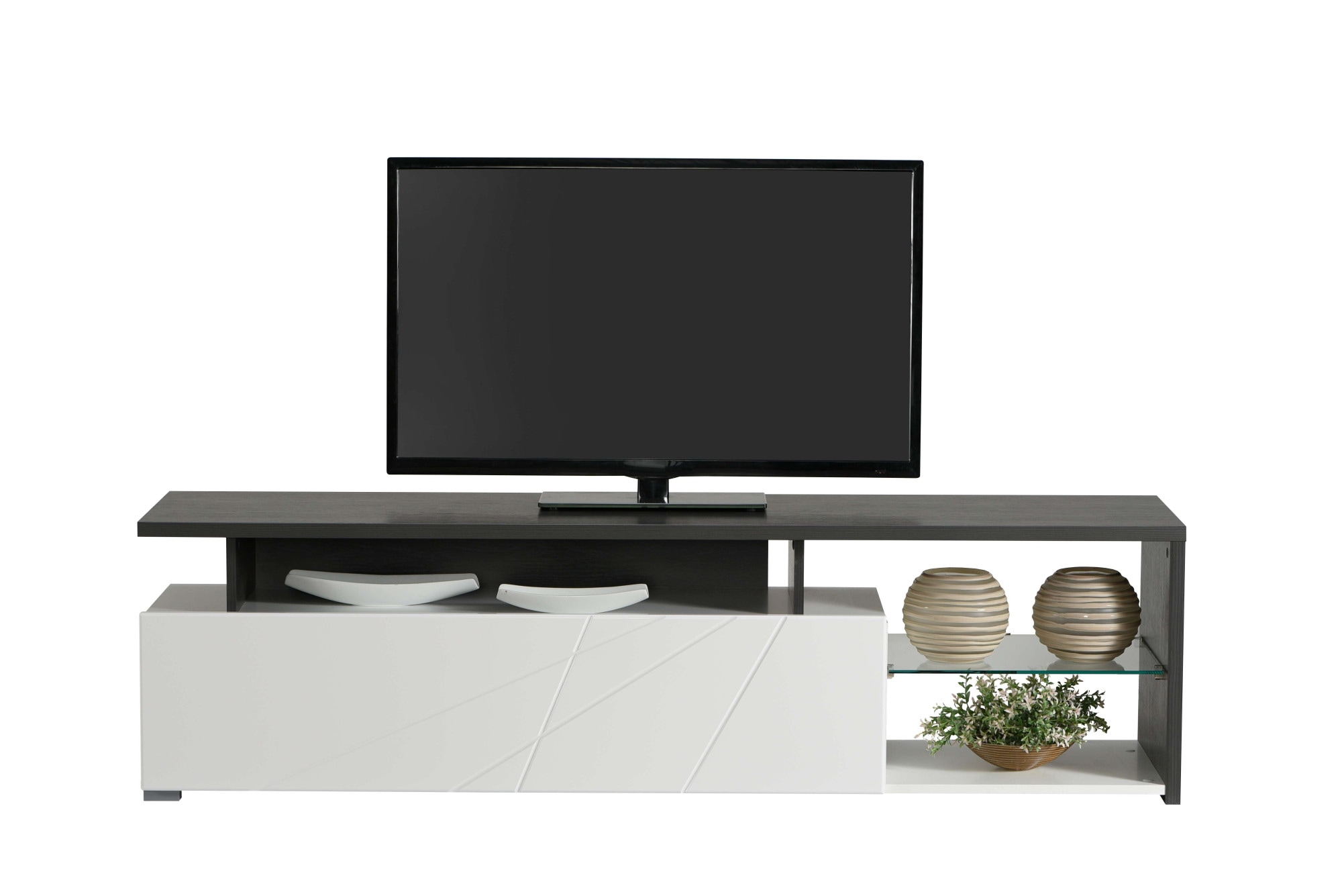 INOSIGN Lowboard »Arctic TV-Board« TV-Kommode,Br. 170 cm, mit und ohne LED-Beleuchtung,Front mit Fräsung