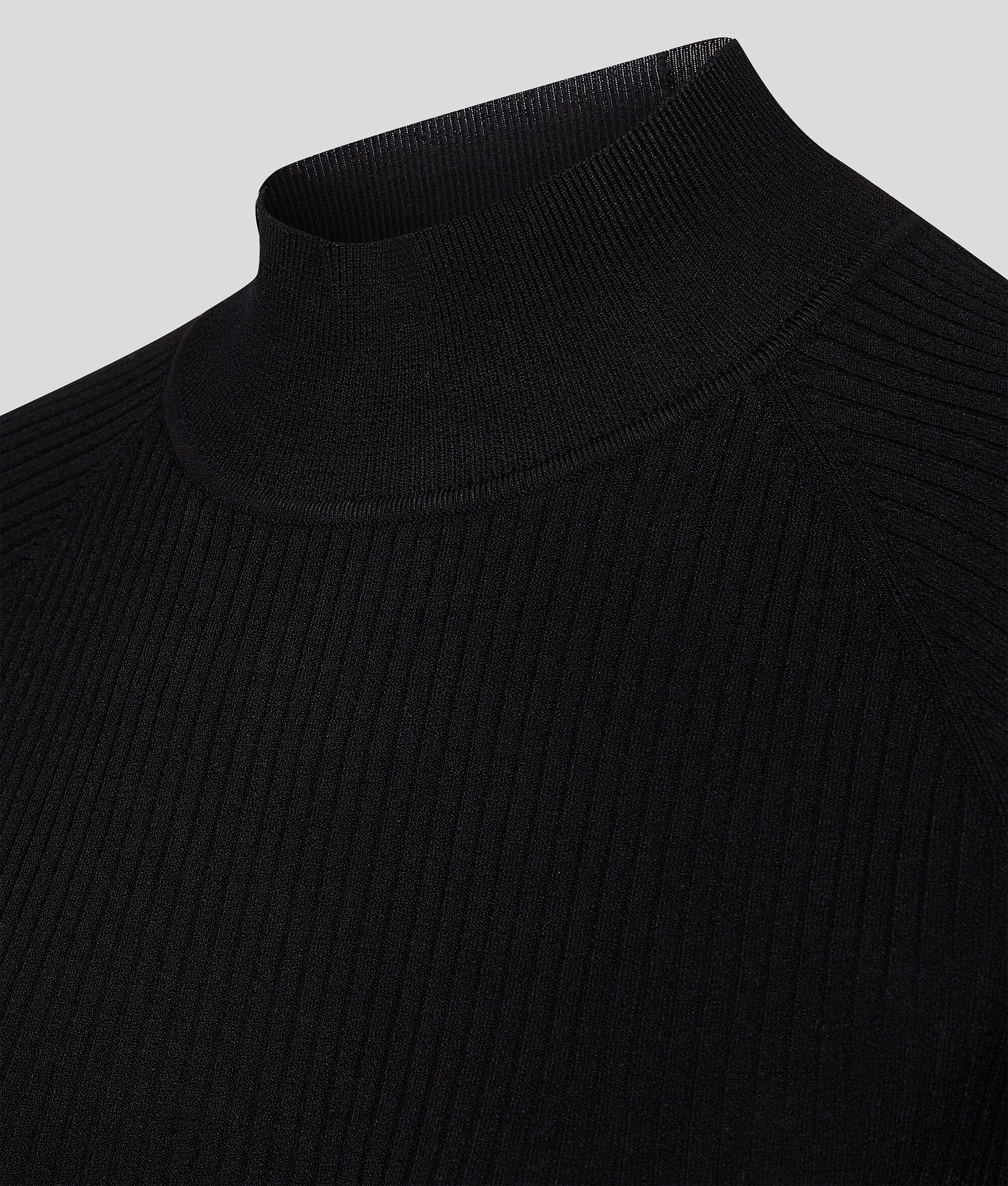 ROBE TRICOT À MANCHES COURTES AVEC LOGO KARL