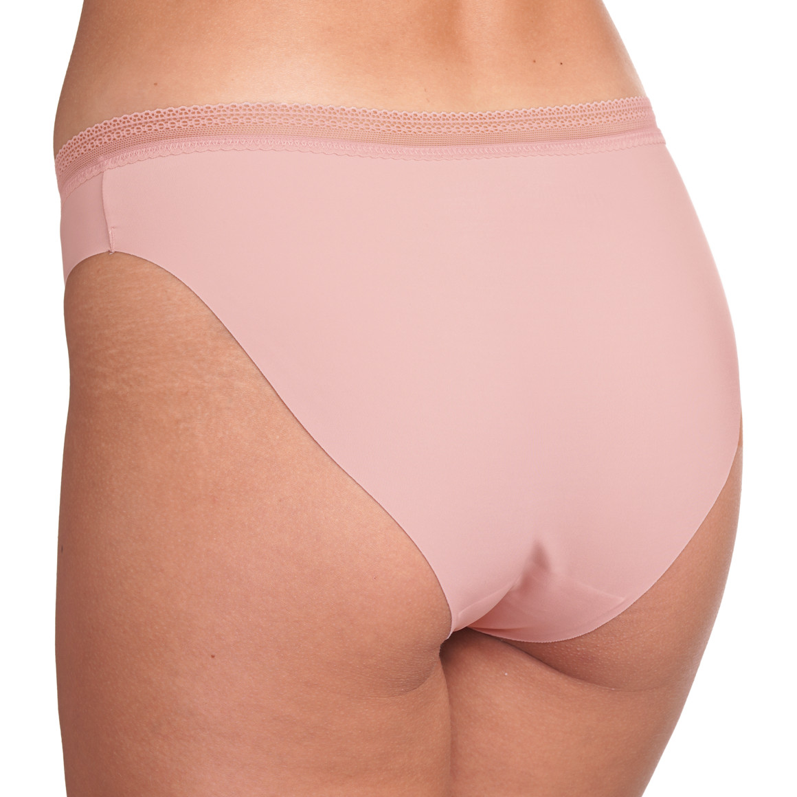 Gina Benotti 2 Damen Seamless-Slips mit Spitze rosa