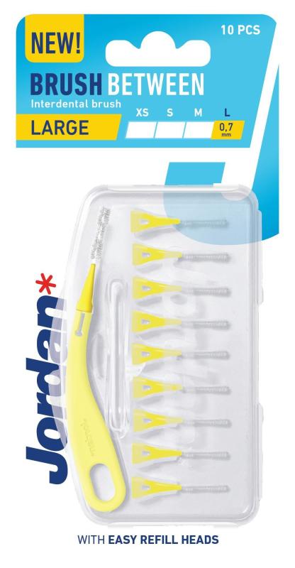 Jordan Brush Between Large 0,7 MM 10 Stuks