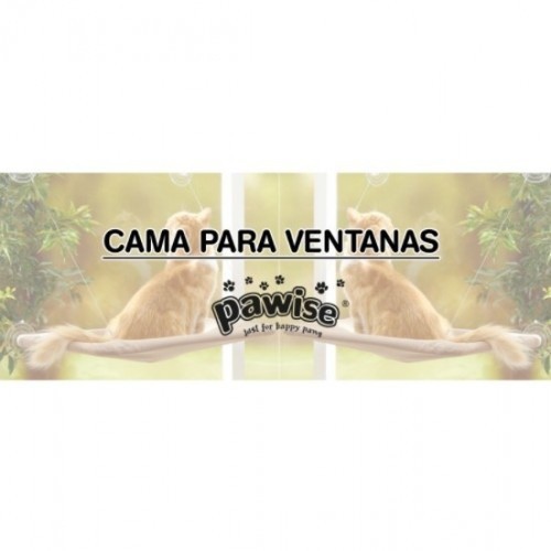 Cama marrom de janela para gatos